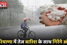 Haryana Weather Alert: हरियाणा में तेज बारिश के साथ गिरेंगे ओले, मौसम विभाग ने जारी कर दिया अलर्ट