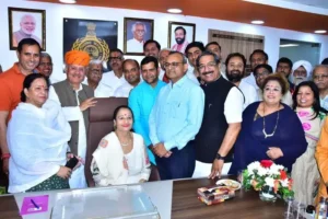 केंद्रीय मंत्री राव इंद्रजीत सिंह ने गुरुग्राम मेयर व सोहना नगर परिषद की अध्यक्ष को करवाया पदभार ग्रहण