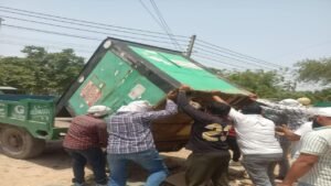 Gurugram: अतिक्रमण मुक्त बनाने का अभियान तेज: सड़कों और फुटपाथों से हटाया गया कब्जा