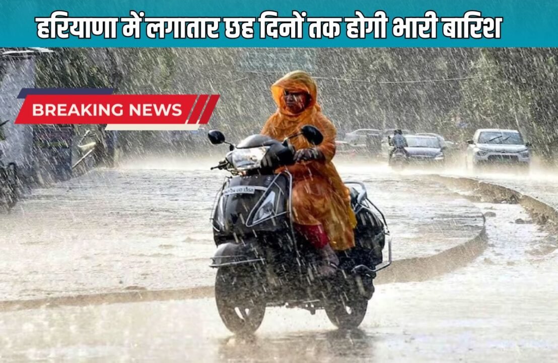Haryana Weather Update There will be heavy rain in Haryana for six consecutive days