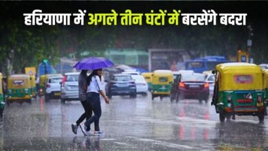 Haryana Rain Alert: Rain alert in these districts of Haryana in the next 3 hours, see the condition of your district