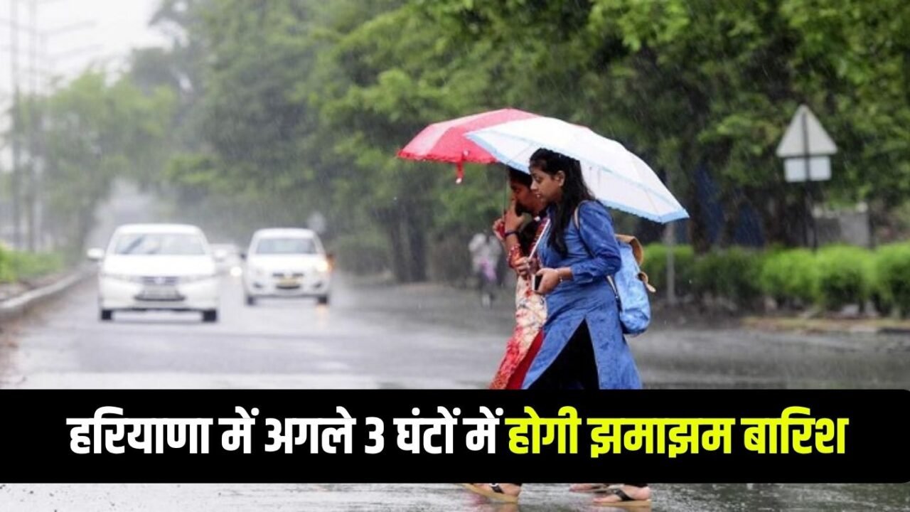 Haryana Rain Alert: There will be heavy rain in Haryana in the next 3 hours, IMD has issued an alert