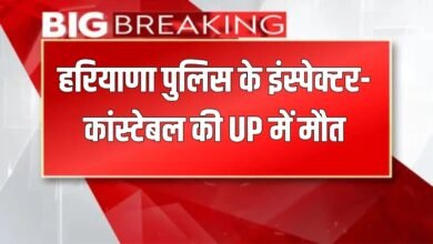 Haryana News: Haryana Police Inspector-Constable died in UP, hit by tractor