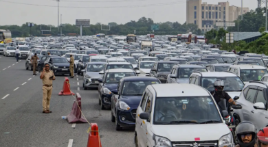 NO Entry In Delhi Delhi Gurugram Border Traffic Jam