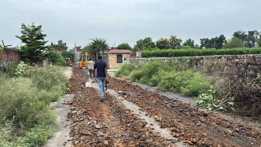 Bulldozer Action In Sohna