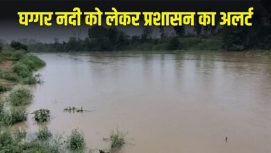 Haryana News: Water level increased in Ghaggar river, administration issued alert