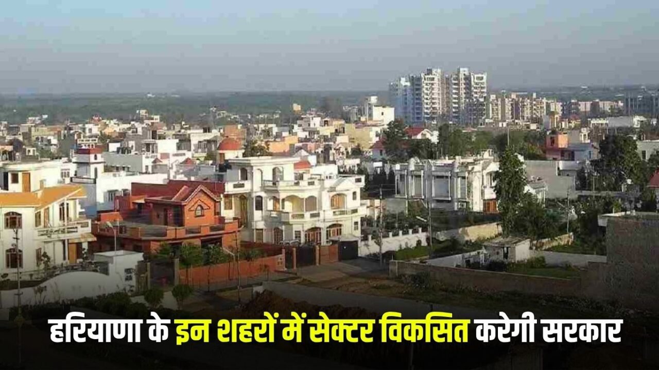 Haryana: Government will develop sectors in these cities of Haryana, know the complete list of all?