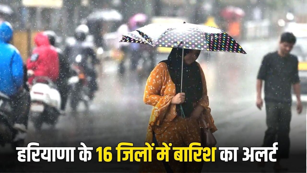 Haryana Weather Update: Rain alert in 16 districts of Haryana, see the condition of your district