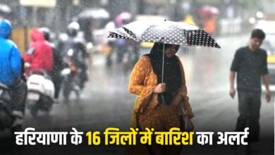Haryana Weather Update: Rain alert in 16 districts of Haryana, see the condition of your district