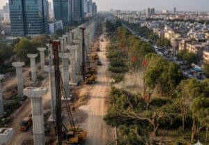 Metro News : साइबर सिटी से ओल्ड गुरुग्राम मेट्रो निर्माण में आ रहे 1660 पेड़े कटेंगे, कादरपुर में लगाए जाएंगे नए पौधे