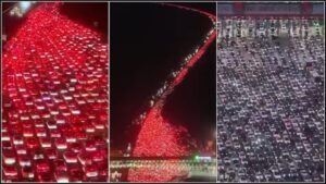 Traffic Jam : चीन का ऐसा जाम देखकर भूल जाएंगे दिल्ली गुरुग्राम का महाजाम