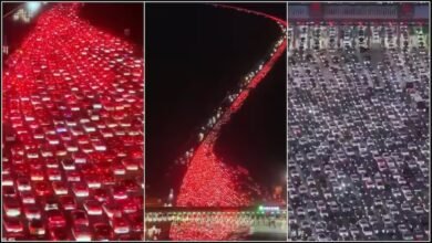 Traffic Jam In China