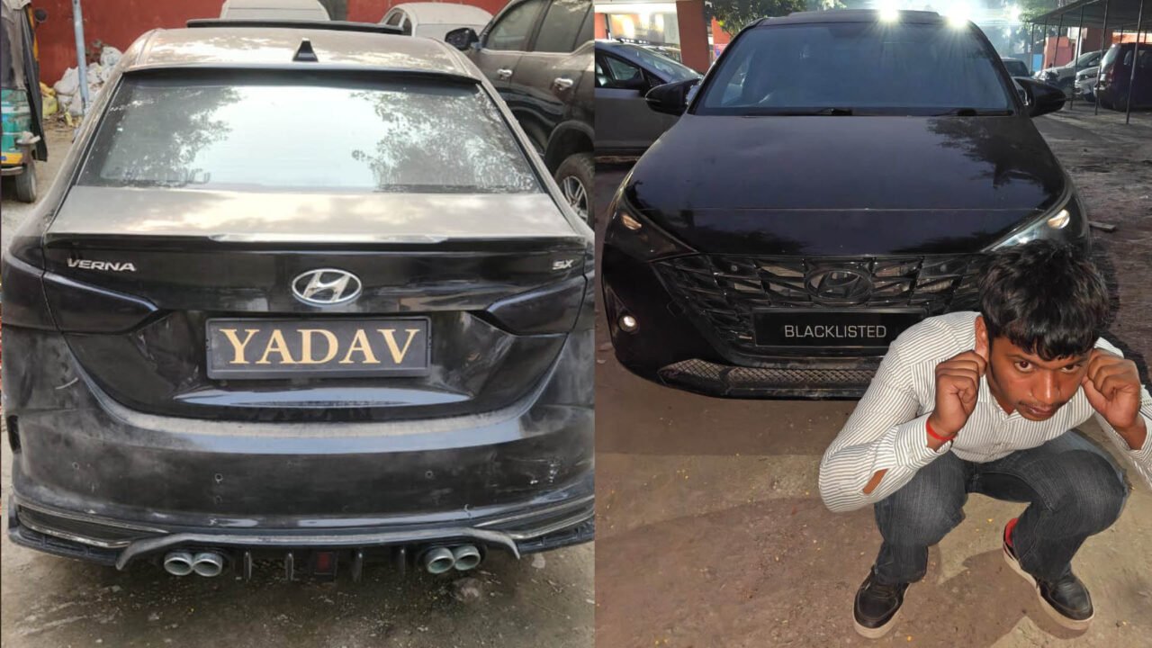 Blacklisted Yadav Arrested Verna Car