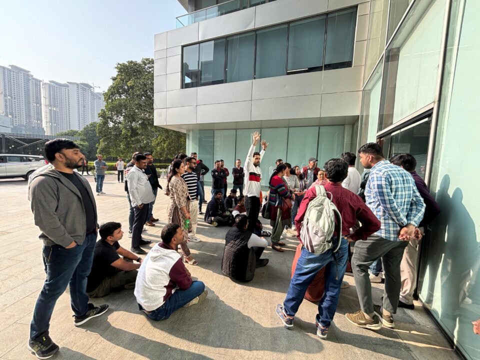 Protest Against Builder