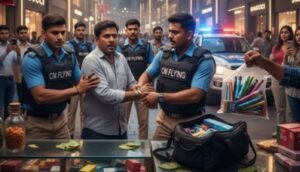 Cm Flying का बड़ा छापा: पॉश मार्केट में बिक रही थी प्रतिबंधित ई-सिगरेट, दुकान संचालक गिरफ्तार