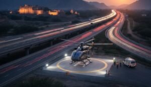 Delhi- Mumbai Expressway पर हेलीकॉप्टर सेवा शुरू, Emergency में बचेगी जान, Tourism को मिलेगा बढ़ावा