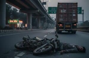 Road Accident :  तेज रफ्तार कैंटर ने बाइक को पीछे से मारी टक्कर, दो भाइयों की मौत