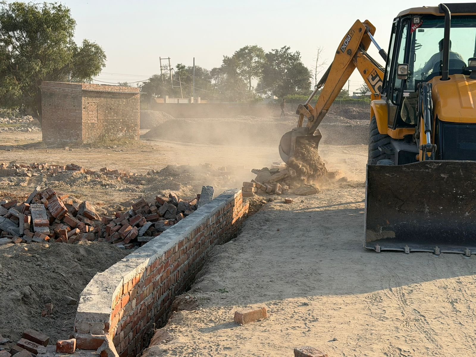 Bulldozer Action In Farrukhnagar (3)