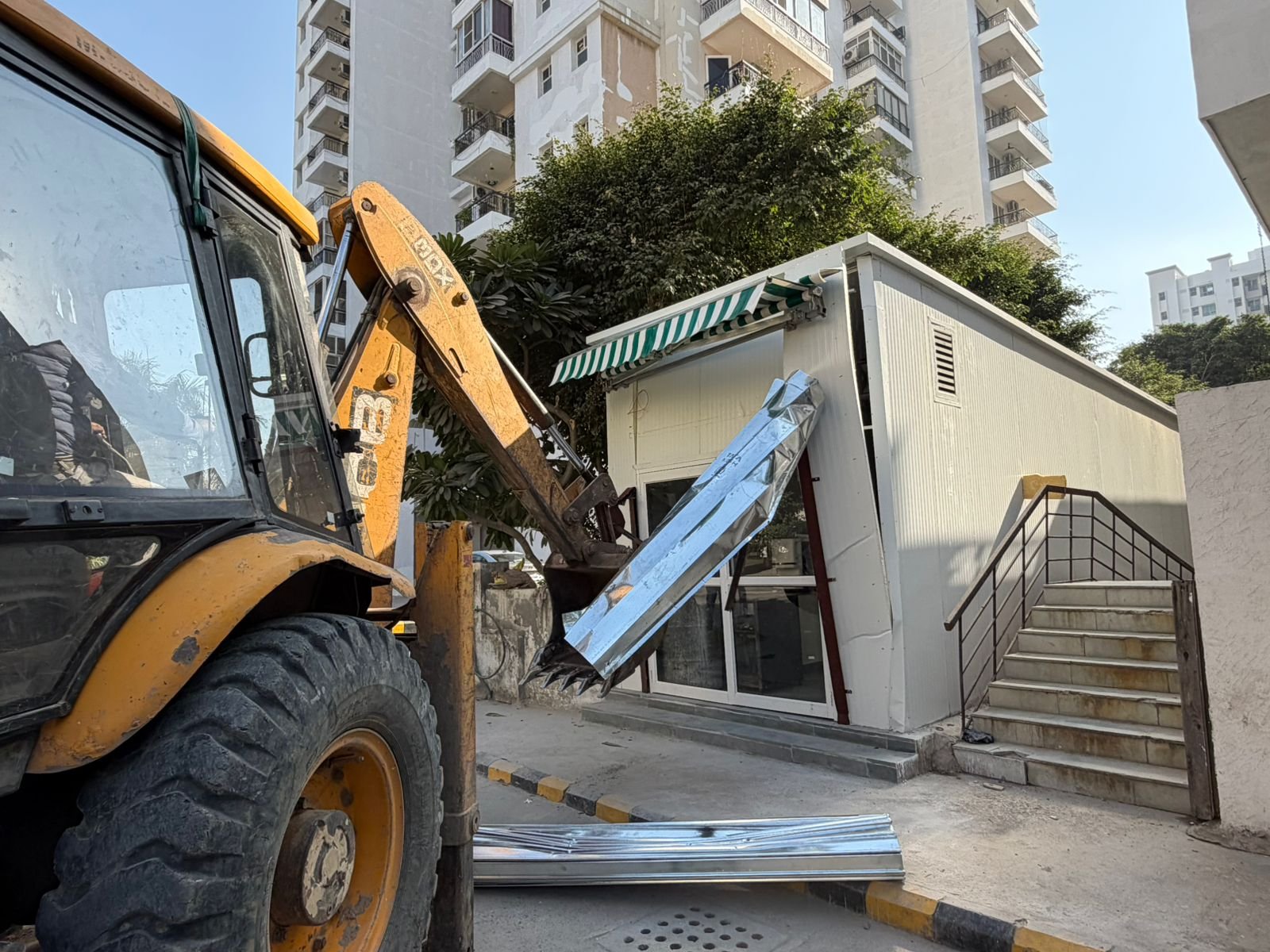 Bulldozer Action In Farrukhnagar (3)