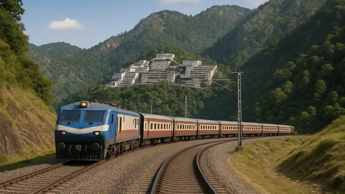 Railway Line Work Train