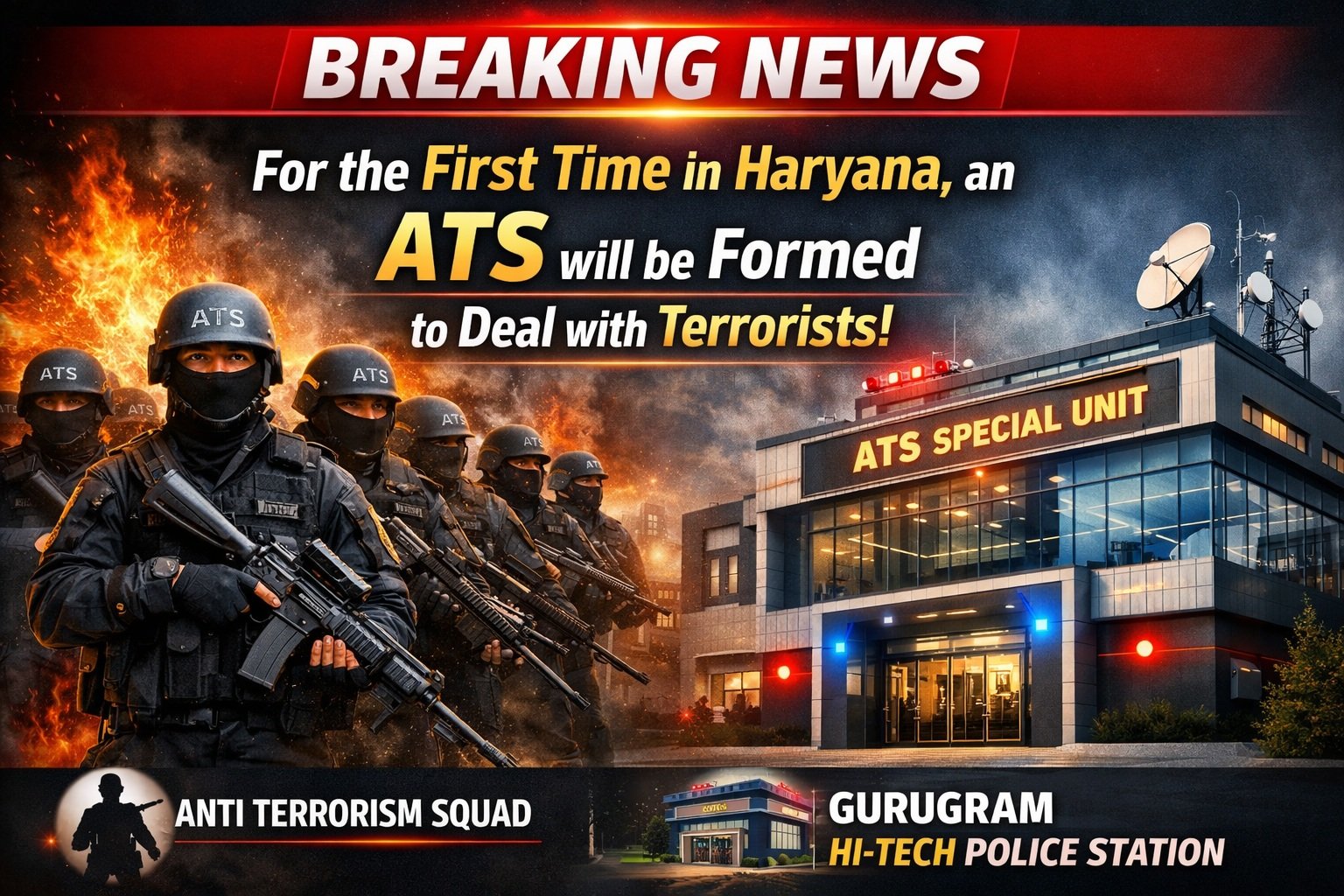 Breaking News ATS in haryana