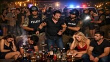 Police Raid In Party