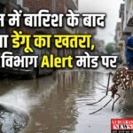 गुरुग्राम में बारिश के बाद मंडराया डेंगू का खतरा, स्वास्थ्य विभाग Alert मोड पर, लापरवाही पड़ सकती है भारी