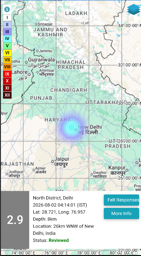 Earthquake In Delhi